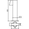 Ground socket with | arresting mechanism | for  60 /  76 mm | tube posts | for  60 mm tubular post | 300 mm long